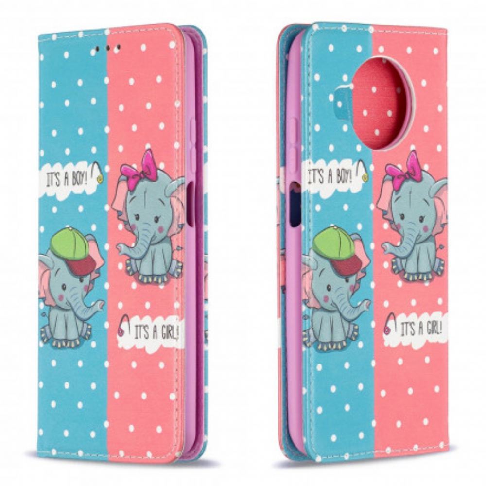 Kryty Na Mobil Na Xiaomi Mi 10T Lite / Redmi Note 9 Pro 5G Flipové Pouzdro Slůňata