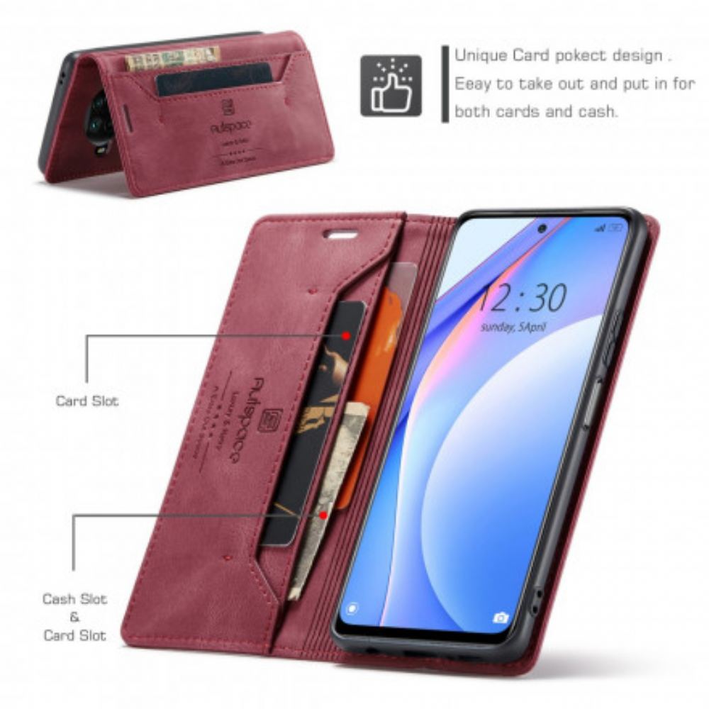 Kryty Na Mobil Na Xiaomi Mi 10T Lite / Redmi Note 9 Pro 5G Flipové Pouzdro Řada Rfid Autspace