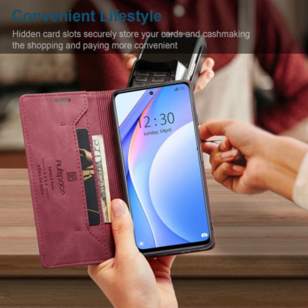Kryty Na Mobil Na Xiaomi Mi 10T Lite / Redmi Note 9 Pro 5G Flipové Pouzdro Řada Rfid Autspace