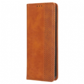 Kožené Pouzdro Folio Na Samsung Galaxy Z Fold 5 Retro