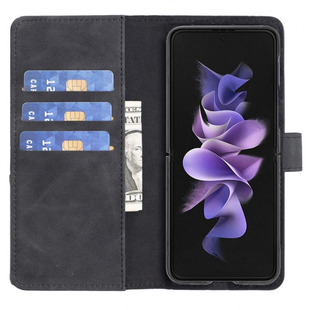 Kožený Kryt Samsung Galaxy Z Fold 5 Barva Binfen
