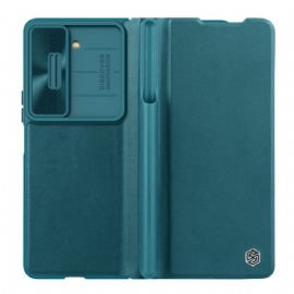Kožený Kryt Samsung Galaxy Z Fold 5 Nillkin Imitace Kůže