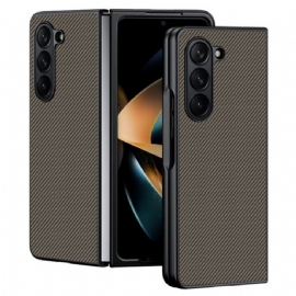 Kryt Na Samsung Galaxy Z Fold 5 Uhlíková Vlákna A Mikrovlákna