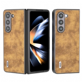 Kryt Samsung Galaxy Z Fold 5 Litchi Abeel Z Umělé Kůže