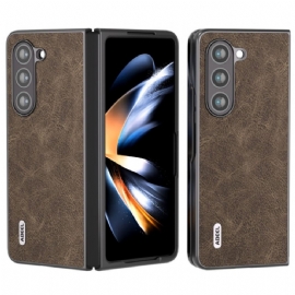 Kryt Samsung Galaxy Z Fold 5 Litchi Umělá Kůže Abeel