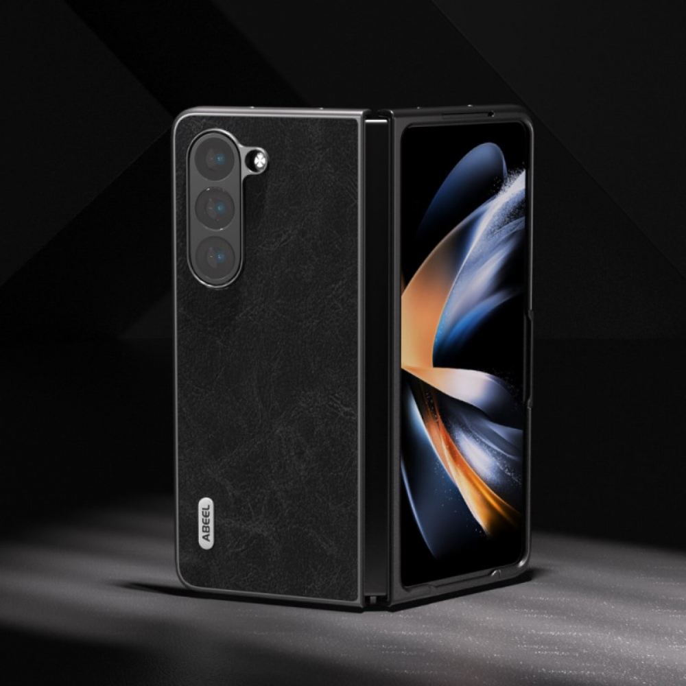 Kryt Samsung Galaxy Z Fold 5 Litchi Umělá Kůže Abeel