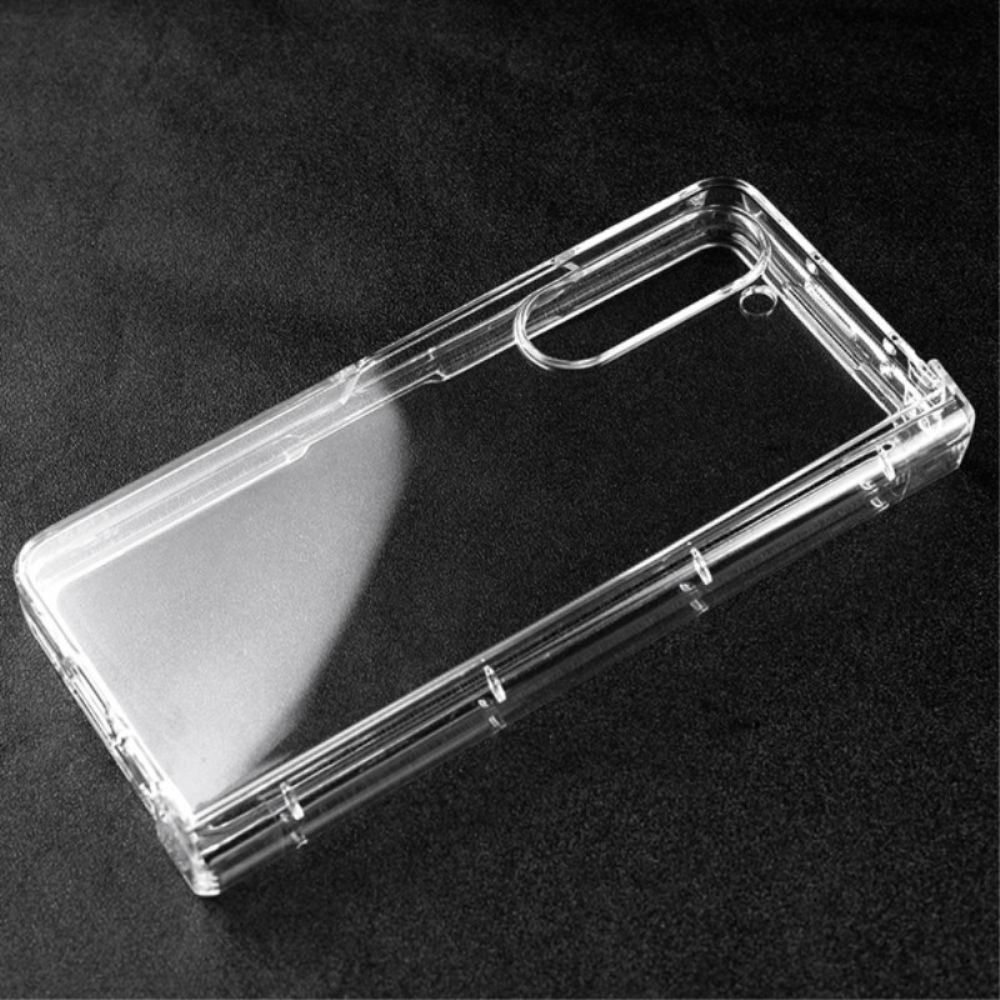 Kryt Samsung Galaxy Z Fold 5 Průhledný Plast