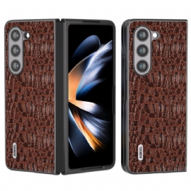 Kryt Samsung Galaxy Z Fold 5 Styl Krokodýlí Kůže Abeel