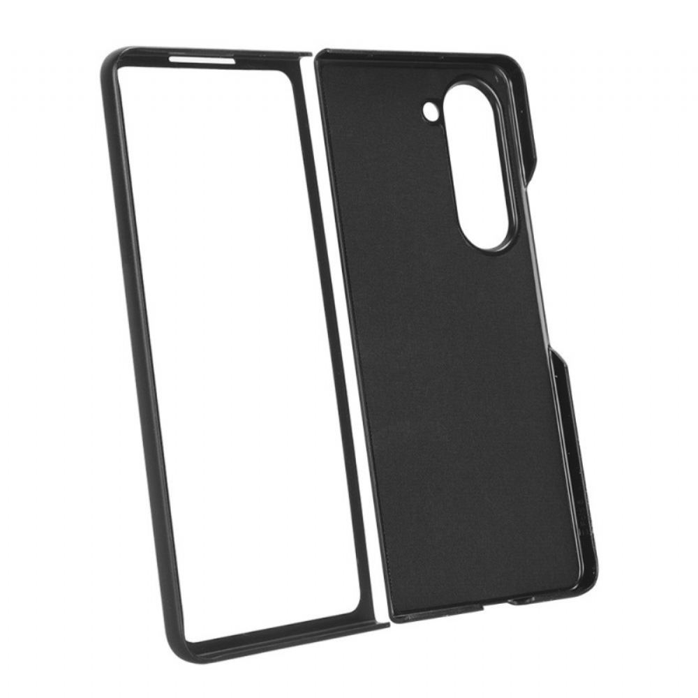 Kryt Samsung Galaxy Z Fold 5 Textura Litchi Z Umělé Kůže