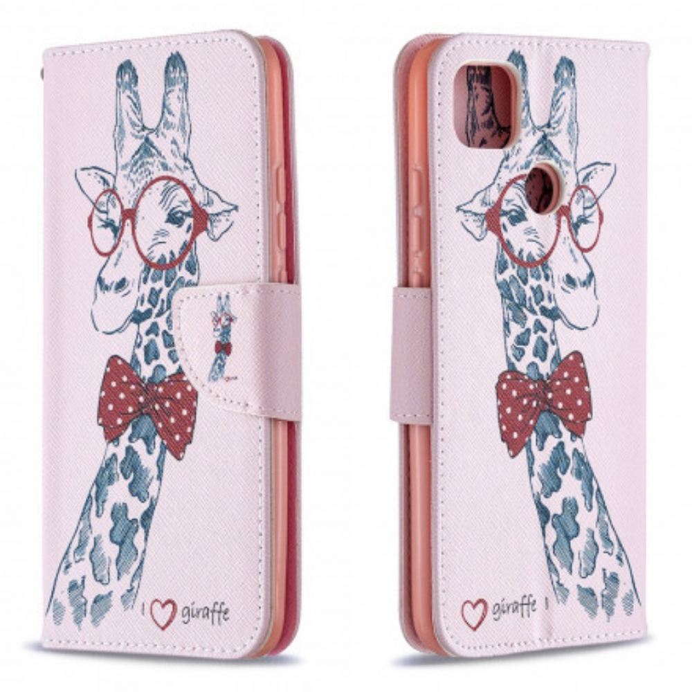 Flipové Pouzdro Na Xiaomi Redmi 9C Chytrá Žirafa