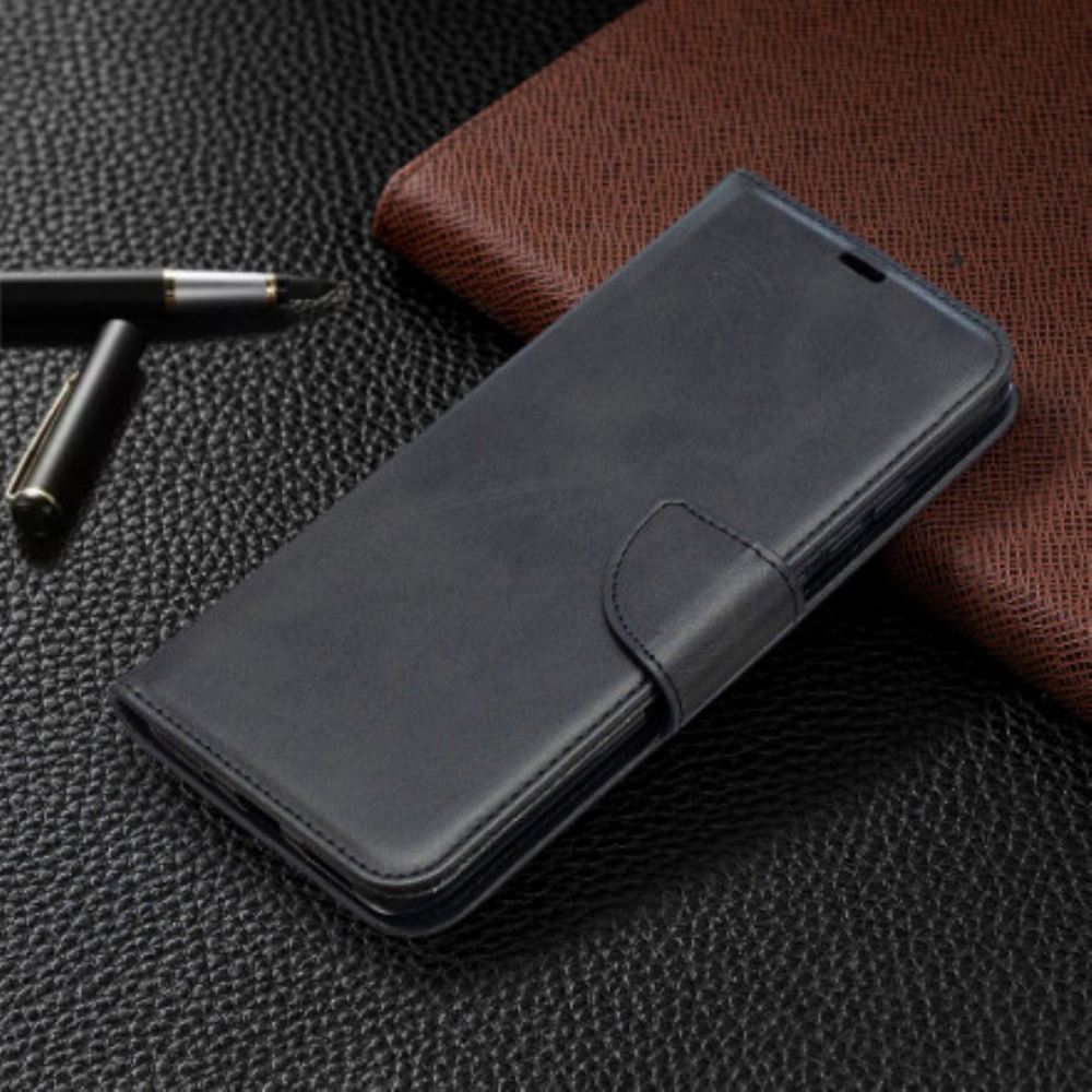Flipové Pouzdro Na Xiaomi Redmi 9C Kožené Pouzdro Hladká Šikmá Klapka