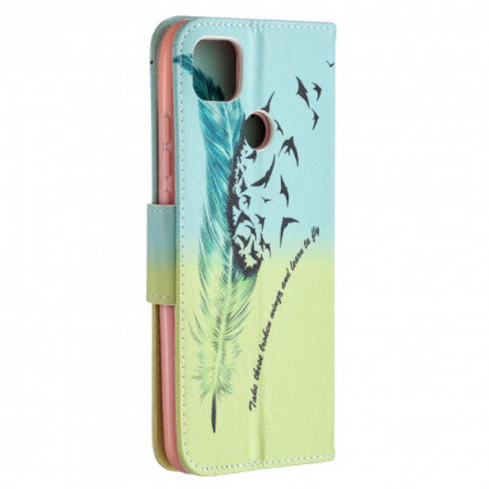 Flipové Pouzdro Na Xiaomi Redmi 9C Naučte Se Létat