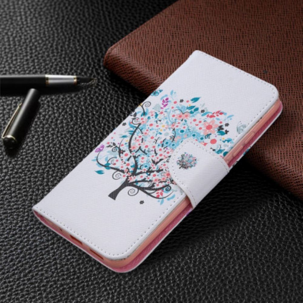 Flipové Pouzdro Na Xiaomi Redmi 9C Rozkvetlý Strom