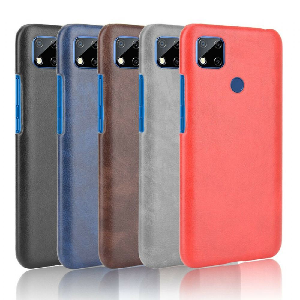 Kryt Na Xiaomi Redmi 9C Efekt Kůže Litchi