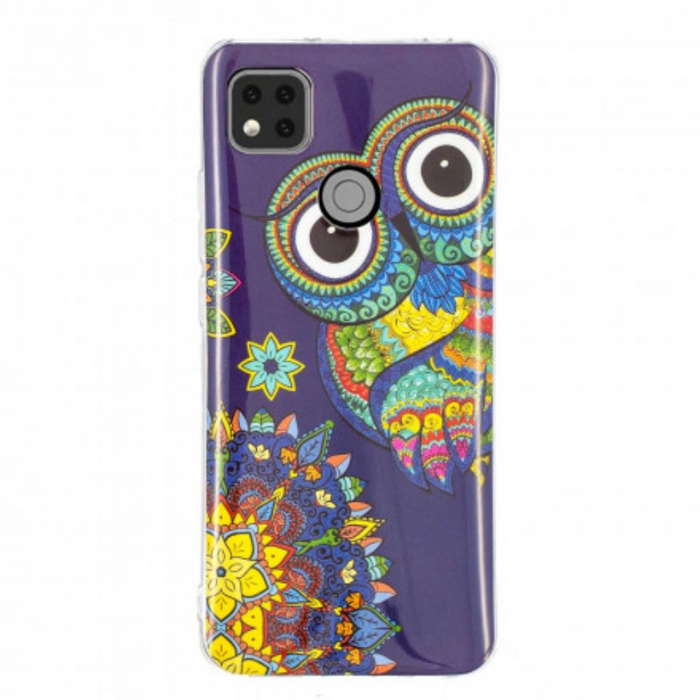 Kryt Na Xiaomi Redmi 9C Fluorescenční Sova