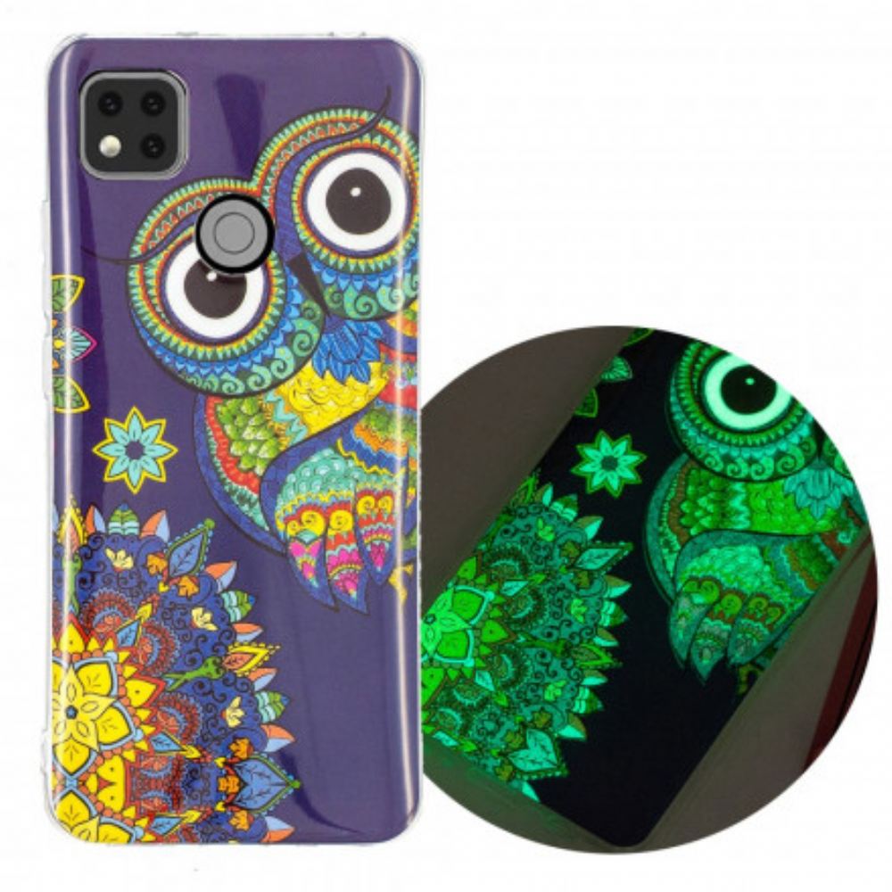 Kryt Na Xiaomi Redmi 9C Fluorescenční Sova