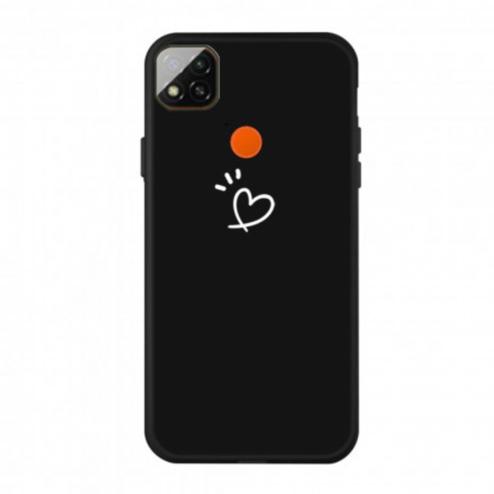 Kryt Na Xiaomi Redmi 9C Silikonové Bijící Srdce