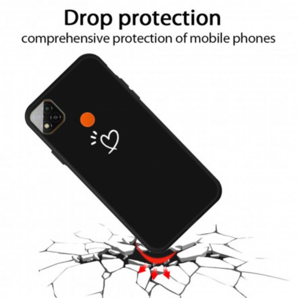 Kryt Na Xiaomi Redmi 9C Silikonové Bijící Srdce