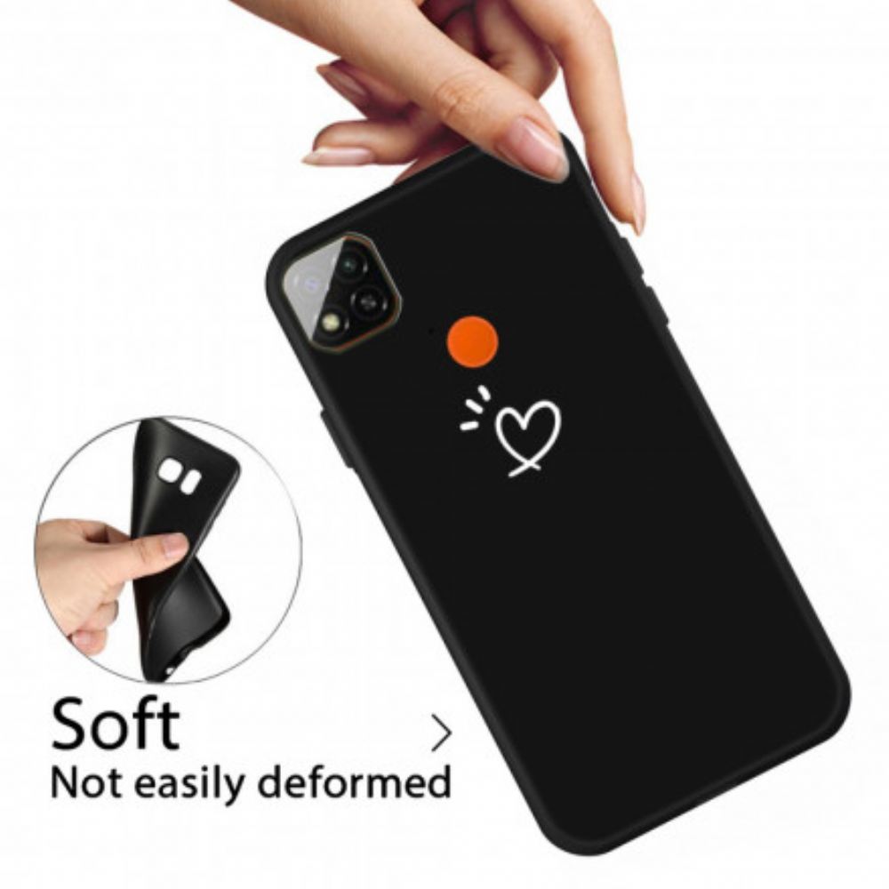 Kryt Na Xiaomi Redmi 9C Silikonové Bijící Srdce