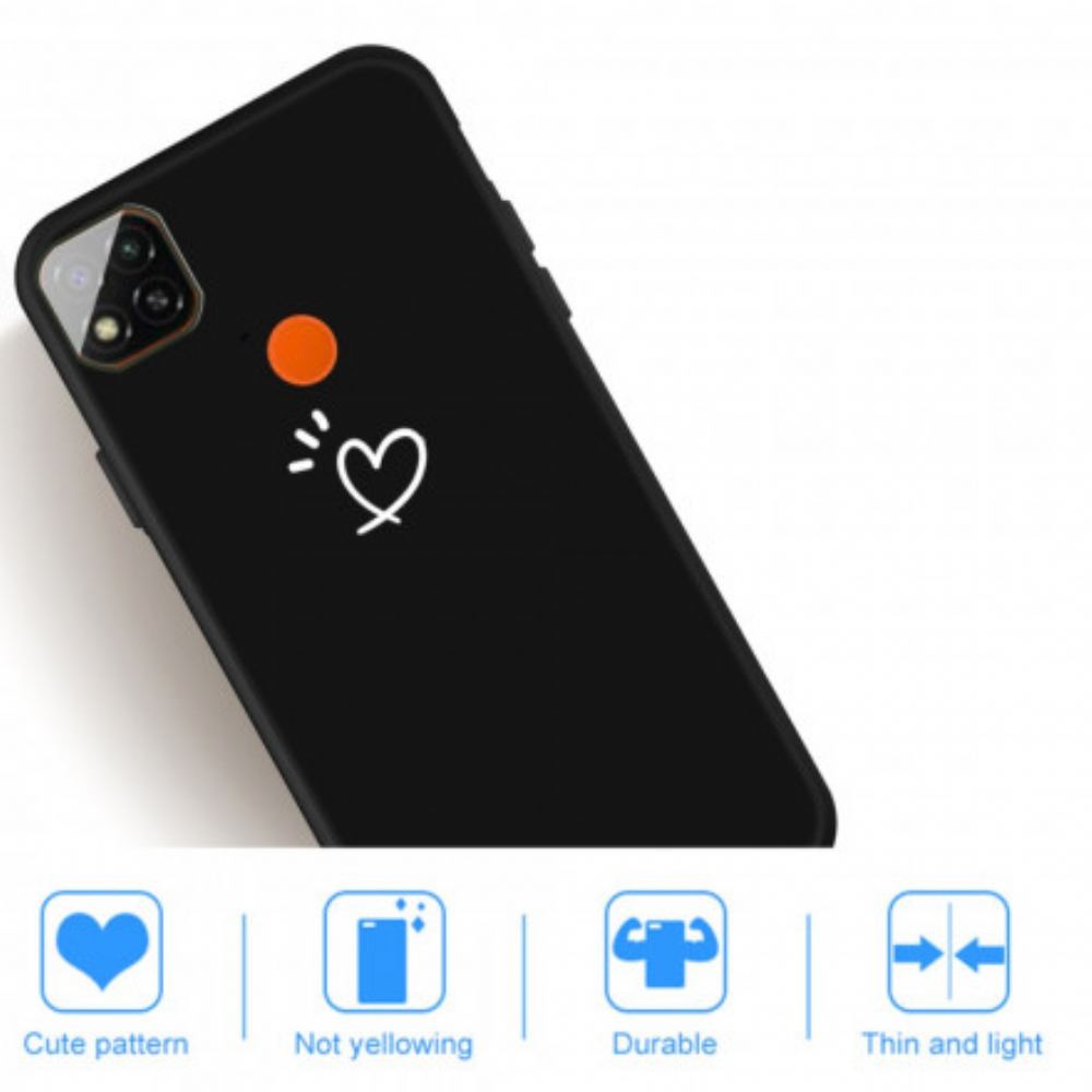 Kryt Na Xiaomi Redmi 9C Silikonové Bijící Srdce