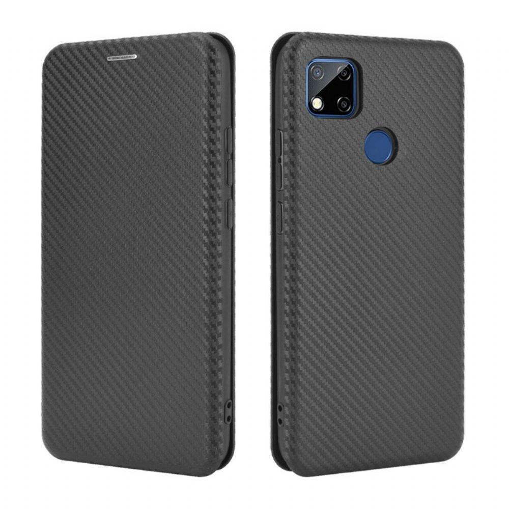 Kryty Na Mobil Na Xiaomi Redmi 9C Flipové Pouzdro Barevný Uhlíkový Silikon