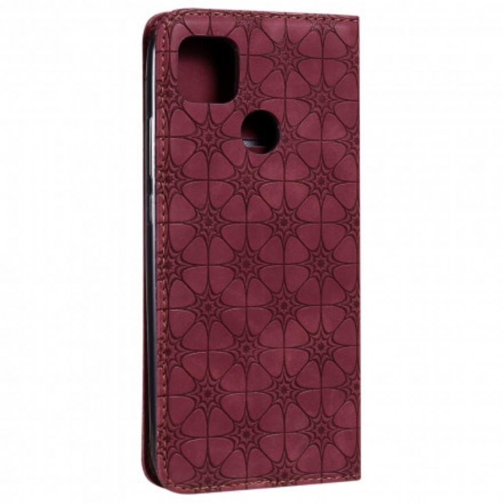 Kryty Na Mobil Na Xiaomi Redmi 9C Flipové Pouzdro Barokní Květiny