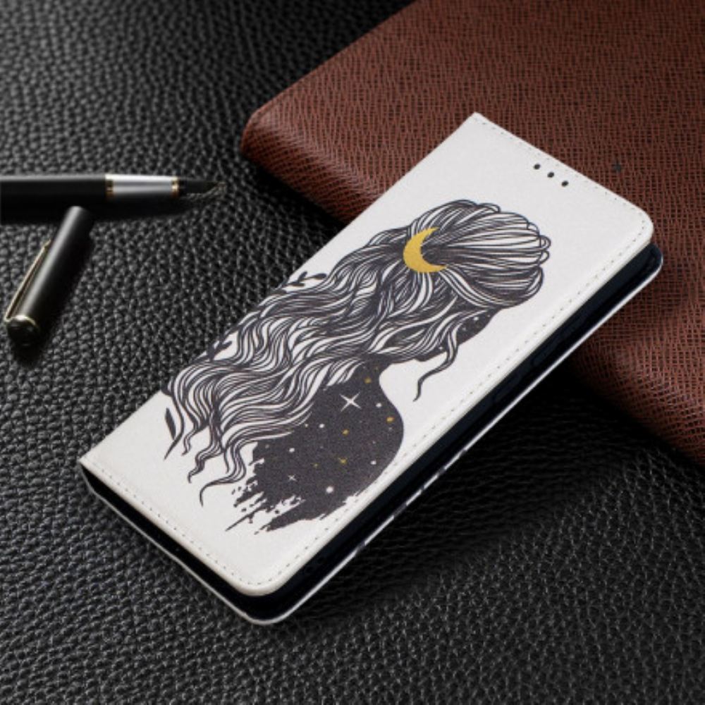 Kryty Na Mobil Na Xiaomi Redmi 9C Flipové Pouzdro Krásné Vlasy