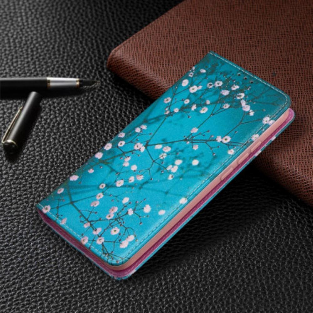 Kryty Na Mobil Na Xiaomi Redmi 9C Flipové Pouzdro Kvetoucí Větve