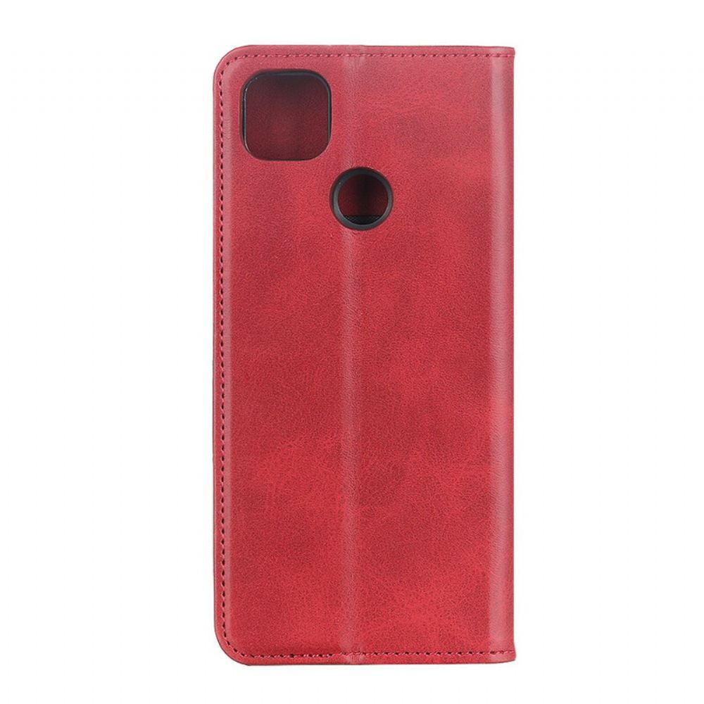 Kryty Na Mobil Na Xiaomi Redmi 9C Flipové Pouzdro Štípaná Kůže