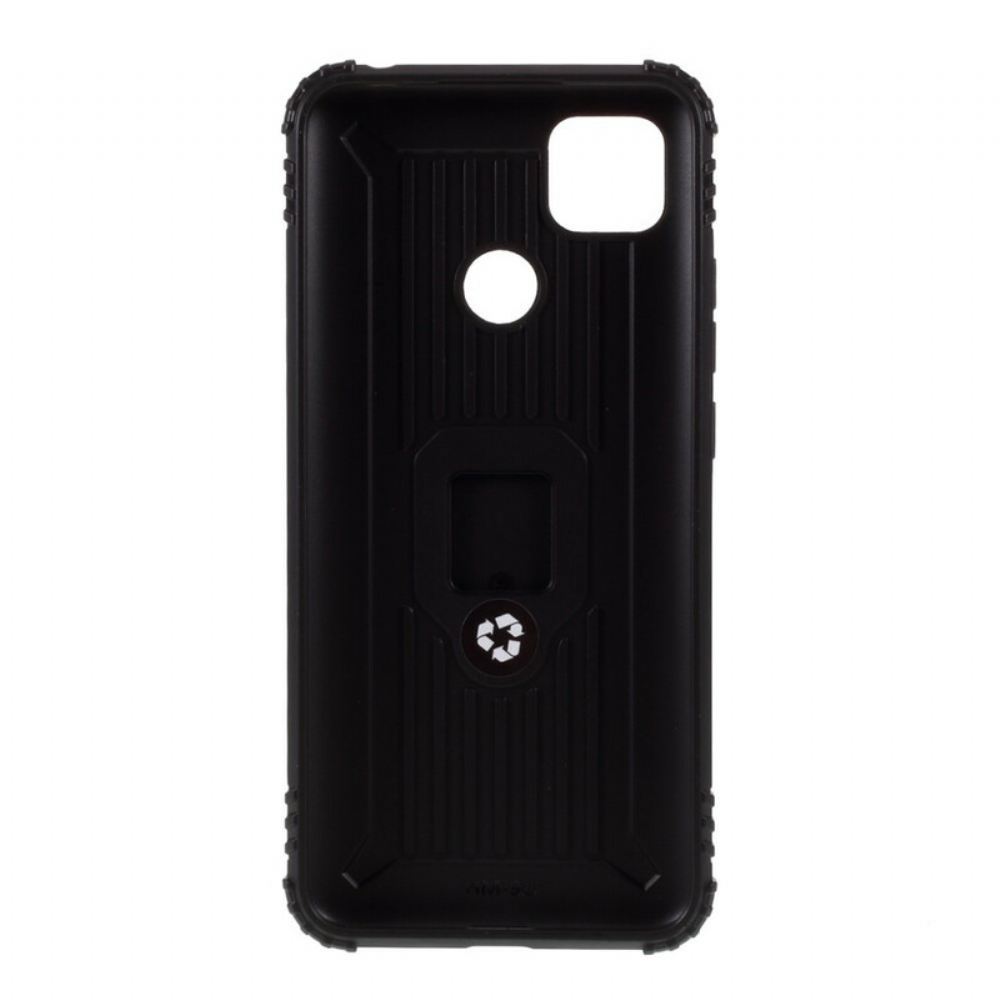 Kryty Na Mobil Na Xiaomi Redmi 9C Karbonové Vlákno Ve Stylu Prstenu