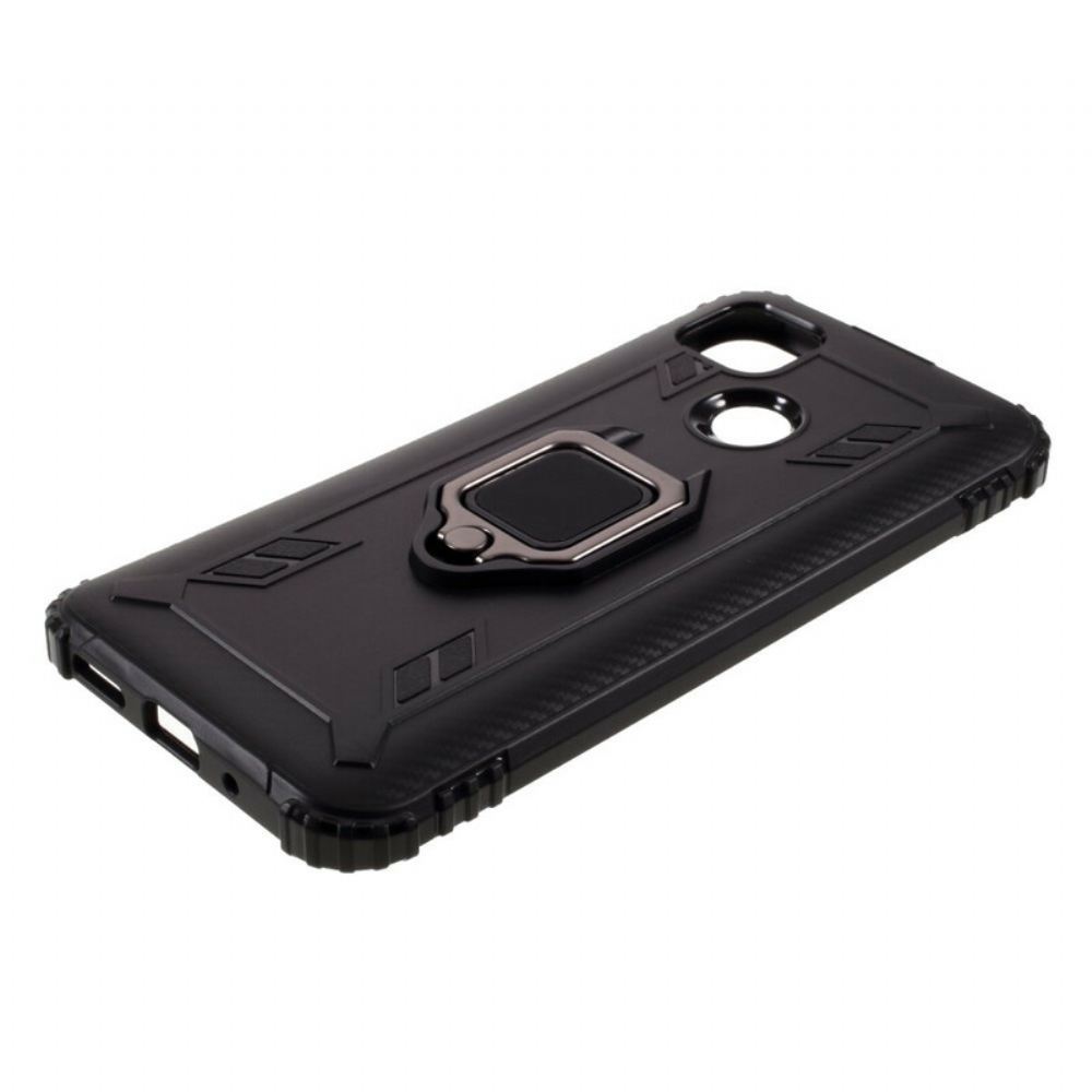 Kryty Na Mobil Na Xiaomi Redmi 9C Karbonové Vlákno Ve Stylu Prstenu