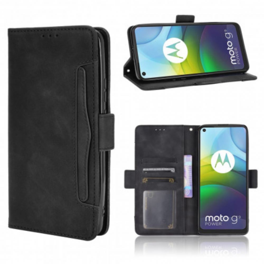 Kožené Pouzdro Na Moto G9 Power Multi-card První Třídy