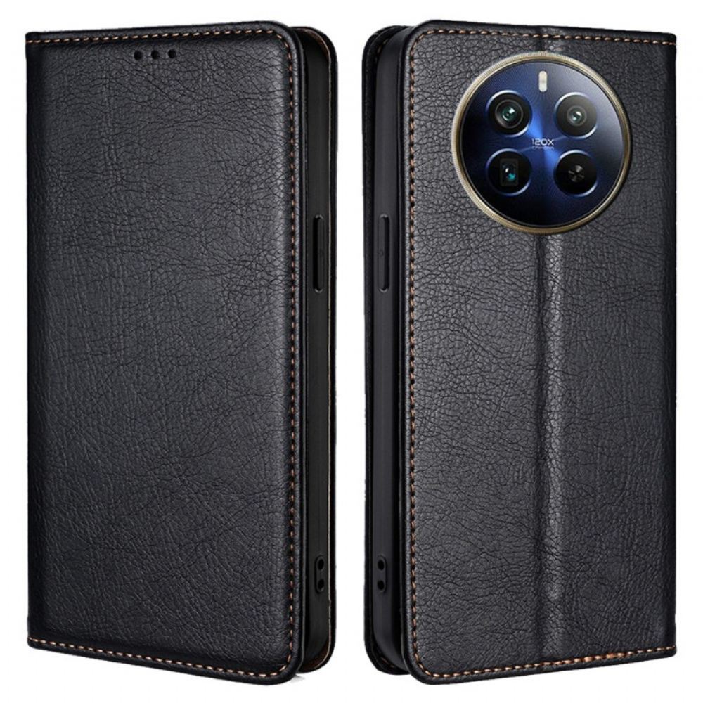 Kožené Pouzdro Folio Na Realme 12 Pro / 12 Pro Plus Klasika