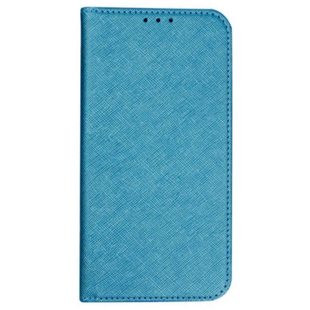 Kožené Pouzdro Folio Realme 12 Pro / 12 Pro Plus Křížová Textura