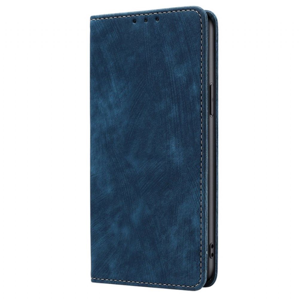 Kožené Pouzdro Folio Realme 12 Pro / 12 Pro Plus Retro Peněženka S Blokováním Rfid