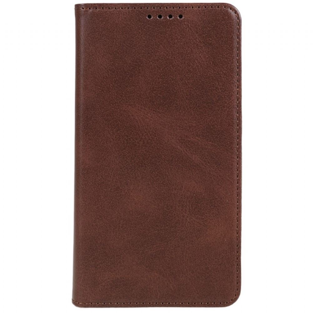 Kožené Pouzdro Folio Realme 12 Pro / 12 Pro Plus Texturovaný Povrch