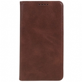 Kožené Pouzdro Folio Realme 12 Pro / 12 Pro Plus Texturovaný Povrch