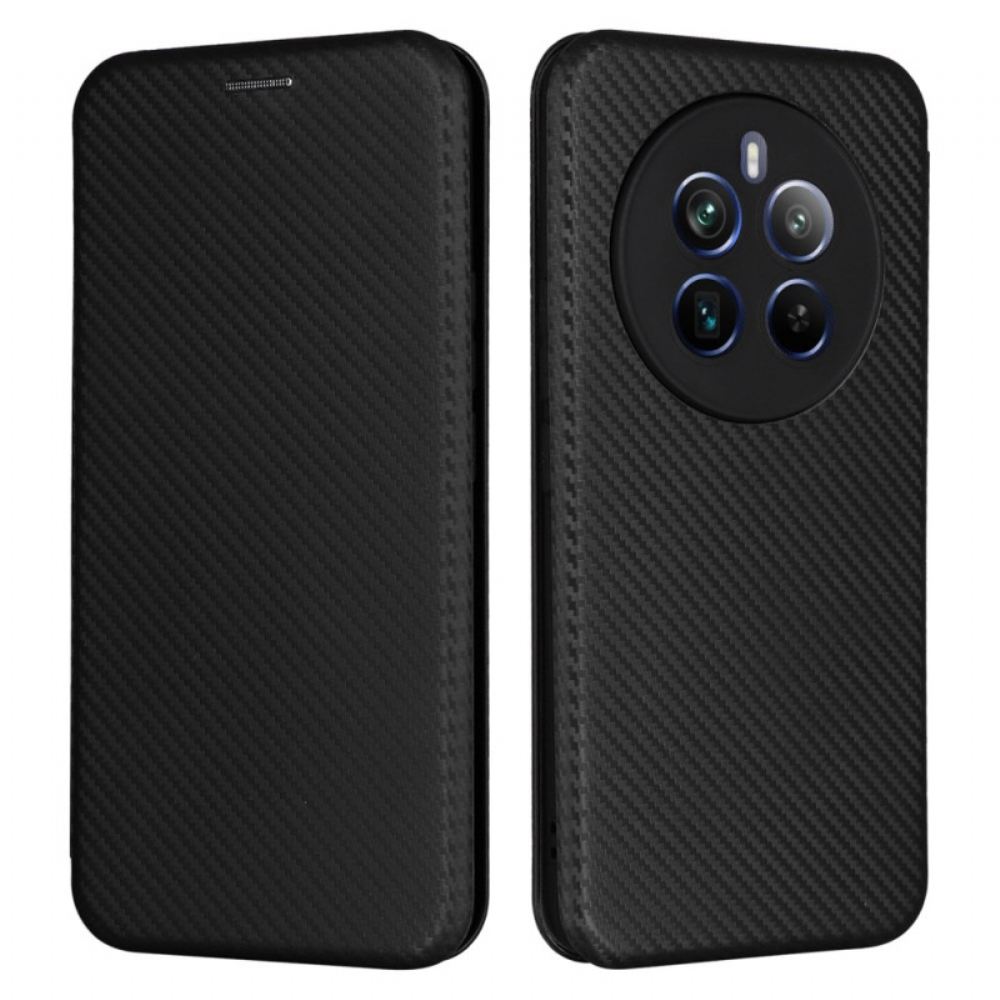 Kožené Pouzdro Folio Realme 12 Pro / 12 Pro Plus Uhlíkové Vlákno