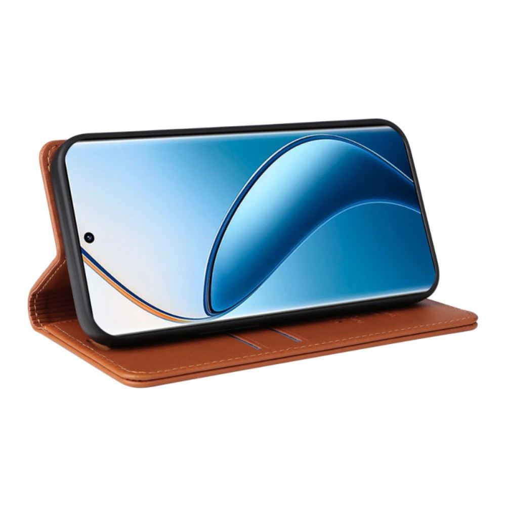 Kožené Pouzdro Realme 12 Pro / 12 Pro Plus Kryty Na Mobil Klasický Yikatu