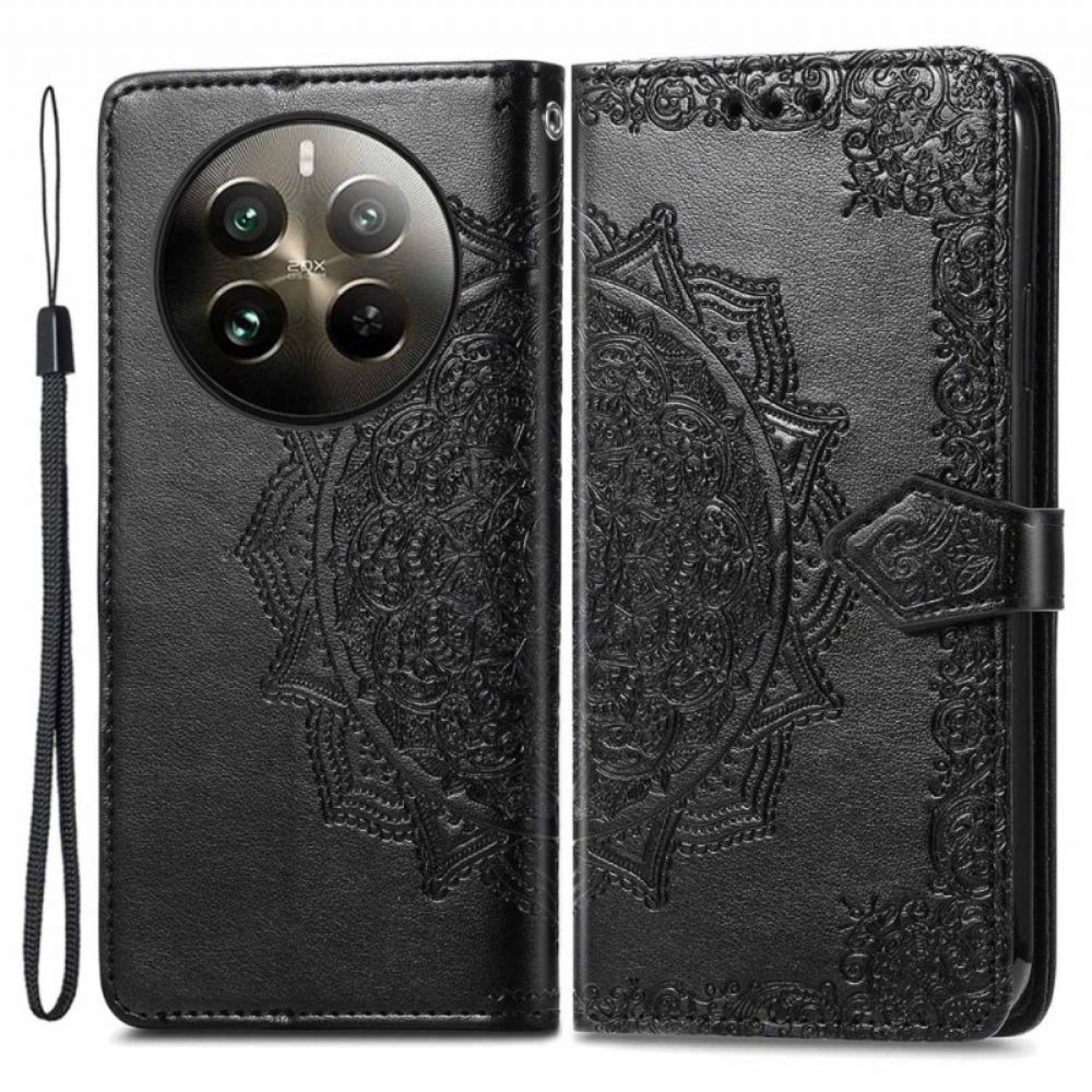 Kožený Kryt Realme 12 Pro / 12 Pro Plus Barokní Mandala