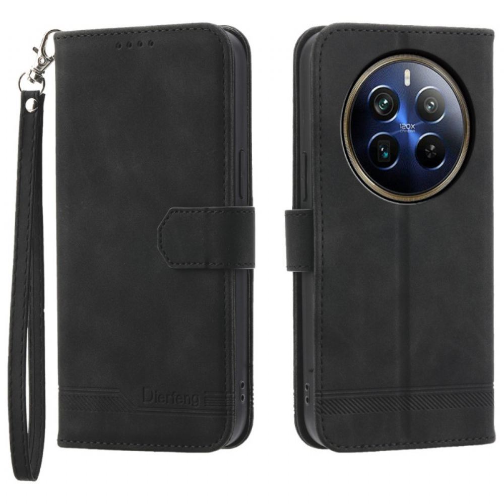 Kožený Kryt Realme 12 Pro / 12 Pro Plus Dierfeng