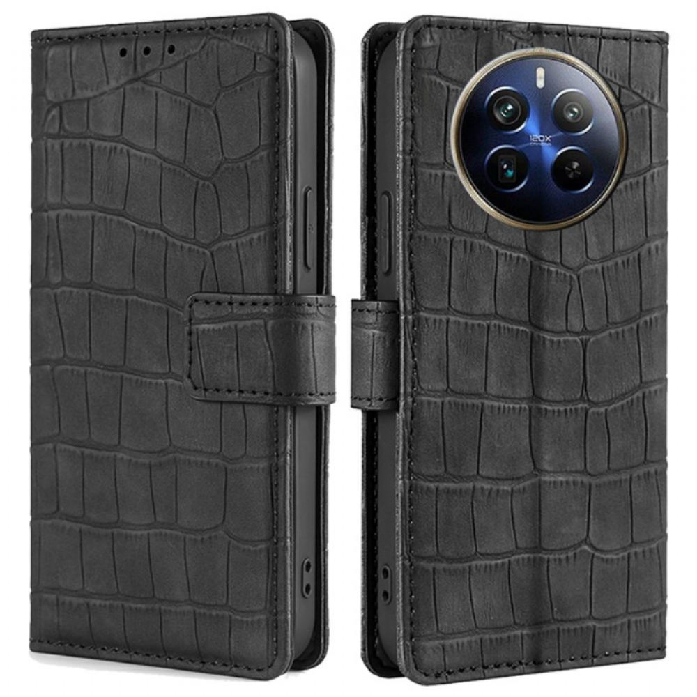 Kožený Kryt Realme 12 Pro / 12 Pro Plus Krokodýlí Styl