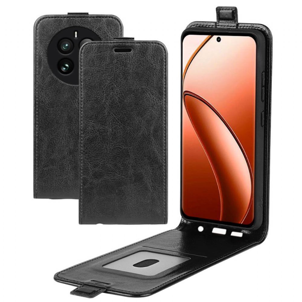 Kožený Kryt Realme 12 Pro / 12 Pro Plus Vertikální Klapka