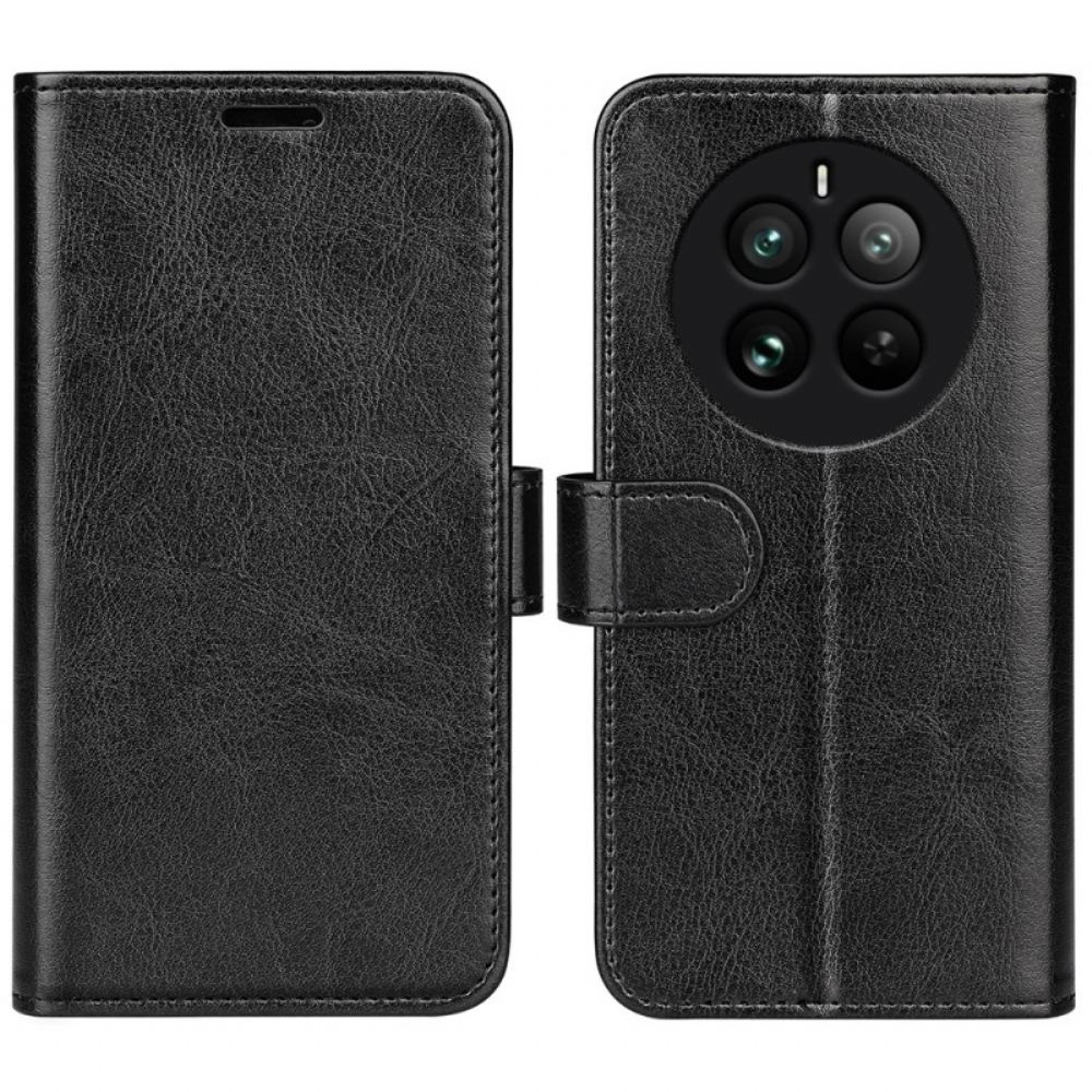 Kožený Kryt Realme 12 Pro / 12 Pro Plus Vintage Umělá Kůže