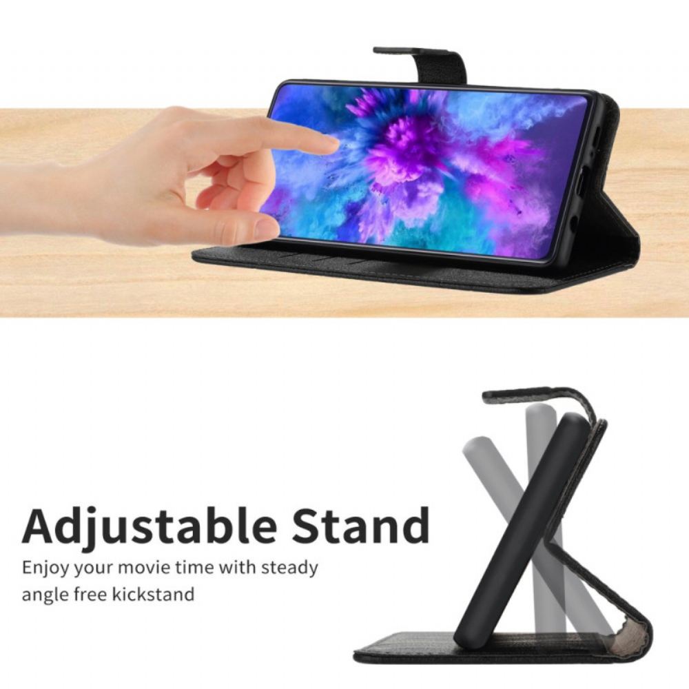 Kožený Kryt Realme 12 Pro / 12 Pro Plus Vzor Řemínku