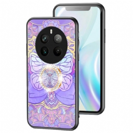 Kryt Na Realme 12 Pro / 12 Pro Plus Kruhová Podpěra Z Tvrzeného Skla Butterfly Series