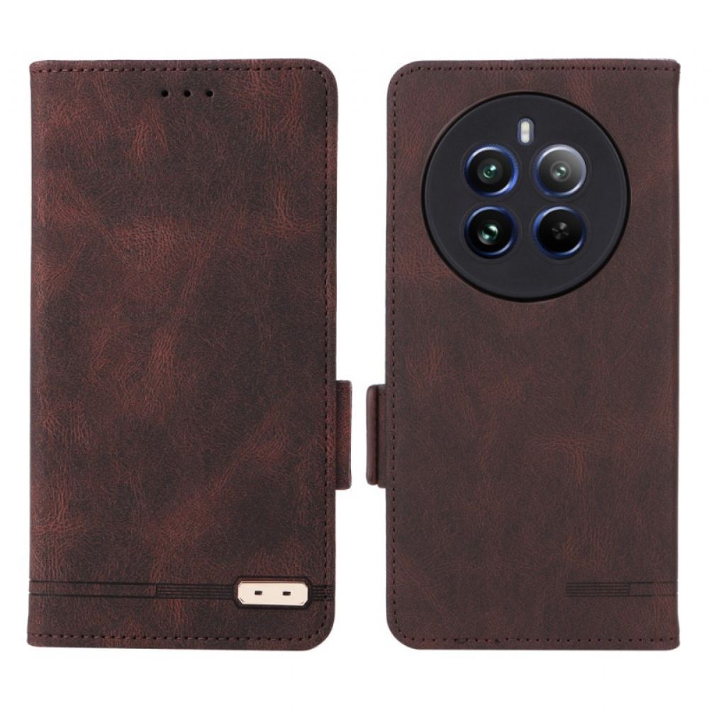 Peněženková Pouzdra Realme 12 Pro / 12 Pro Plus Kryty Na Mobil Retro Styl