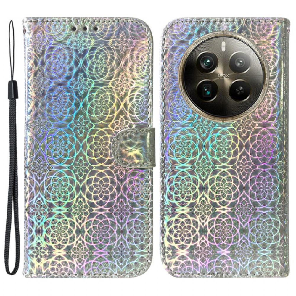 Peněženková Pouzdra Realme 12 Pro / 12 Pro Plus Strappy Disco Style