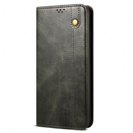 Kožené Pouzdro Folio Na Huawei Pura 70 Voskovaná Imitace Kůže