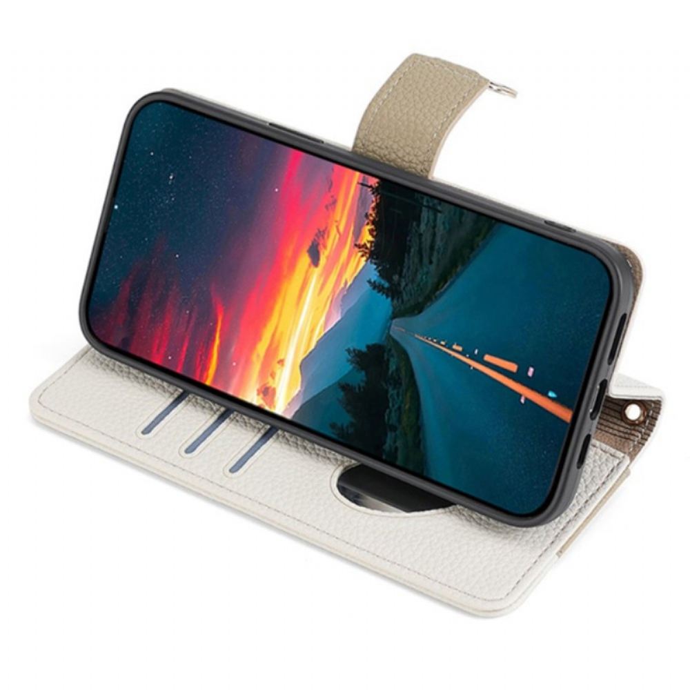 Kožený Kryt Huawei Pura 70 Zrcadlo A Řetěz